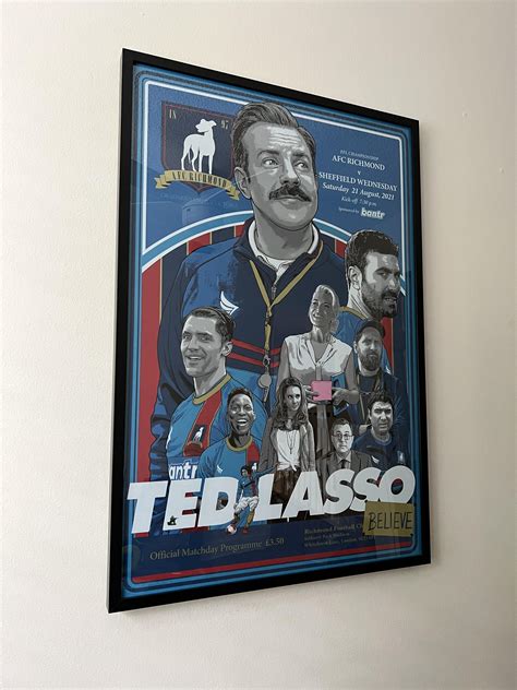 Pretty Cool Ted Lasso Print By Joshua Budich This Is A Remarque D Artist Proof Can You Spot