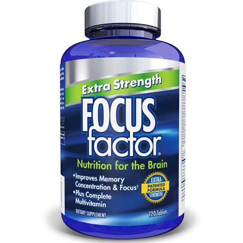 Focus Factor Extra Strength 120ct - Memory, Clarity & Mental Health ...