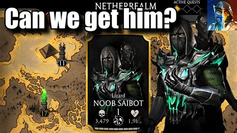 Can We Get Lizard Noob Saibot From Quest 112 The Depths MK Mobile