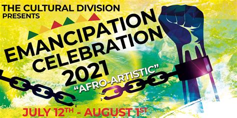 Emancipation Celebrations 2021 Under The Theme Afro Artistic Begin Tomorrow Dominica News Online