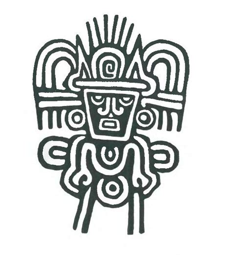 Dibujos precolombinos Símbolos aztecas Arte precolombino