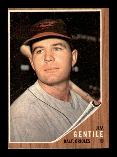 1962 Topps Set Break 290 Jim Gentile EX MINT OBGcards EBay