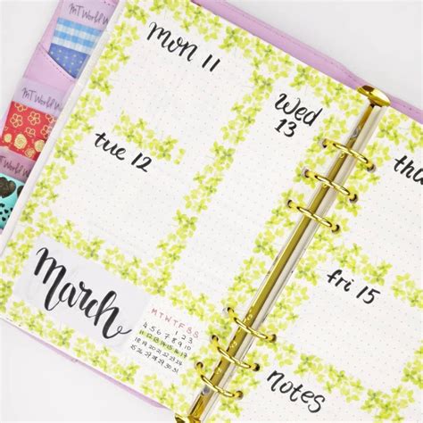 35 Creative Washi Tape Bullet Journal Ideas