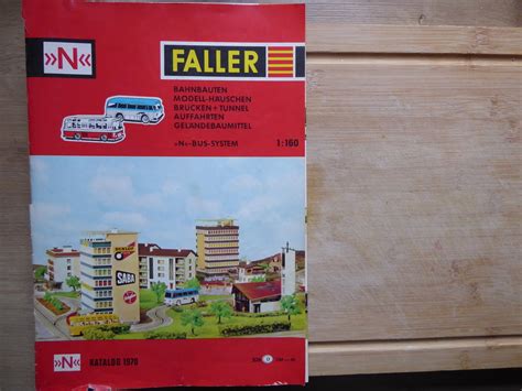 Faller Faller Spur N Kataloge 1968 1972 Gesucht