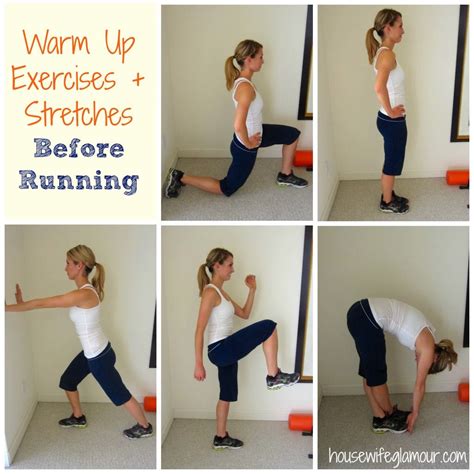 Warm Up Exercises Stretches Before Running Or Intense Workout