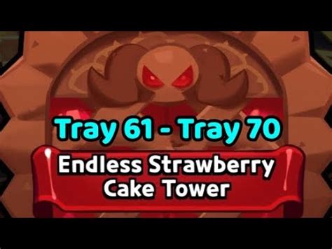 Endless Strawberry Cake Tower Tray 61 70 CRK YouTube