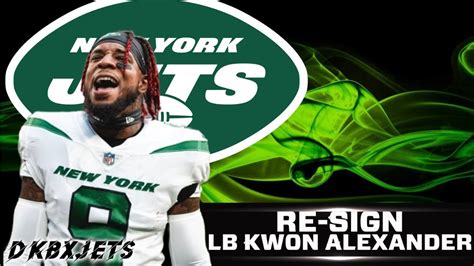 The New York Jets Need To Re Sign Lb Kwon Alexander Youtube