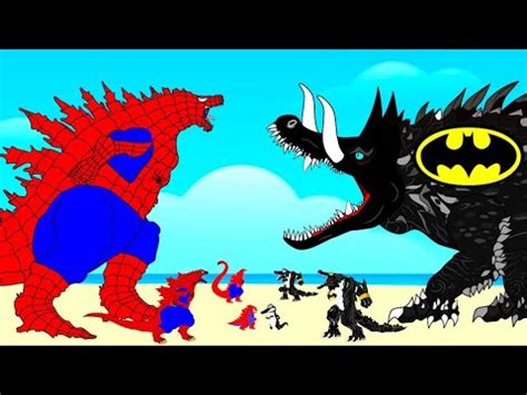 Evolution Of Spider Godzilla Vs Evolution Of Batman Crocozilla Who Is