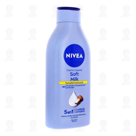 Nivea Soft Milk Crema Corporal En Para Piel Seca Ml