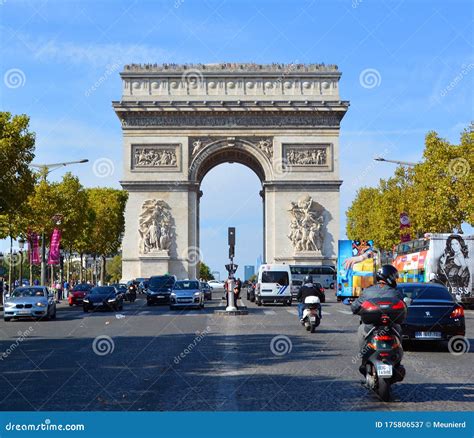 Arco Trionfale Della Stella Arc De Triomphe De Letoile Fotografia