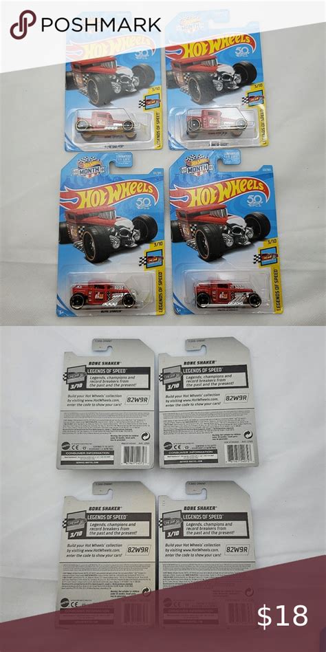 Hot Wheels 50th Anniversary Bone Shaker LEGENDS OF SPEED Bone Shaker Hot Wheels 50th Anniversary