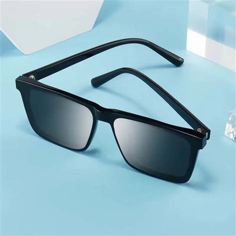 Vazrobe Oversized Brand Black Sunglasses Male Women Polarized Glasses Men 150mm Rectanlge Flat