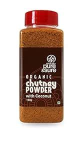 Amazon Pure Sure Organic Chutney Powder Coconut 150gm