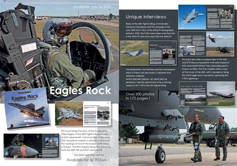 Eagles Rock 48th Fw Usaf Limited Edition Book