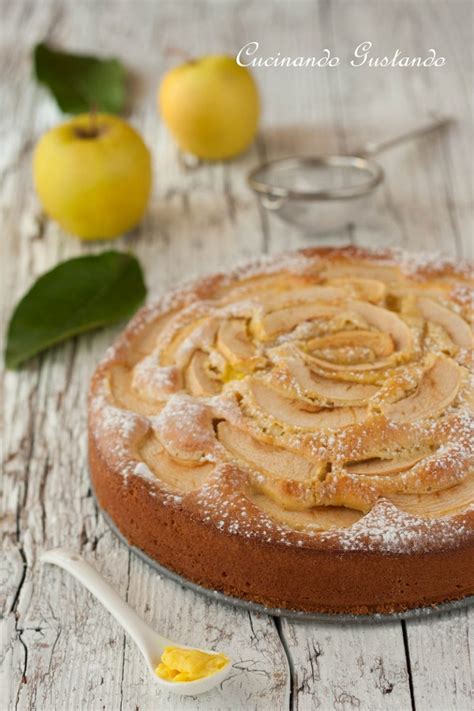 Torta Mele E Crema Pasticcera Cucinando Gustando