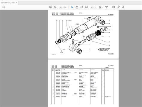 Terex Wheel Loader SKL823 0772 Basic Radlader Parts Catalog