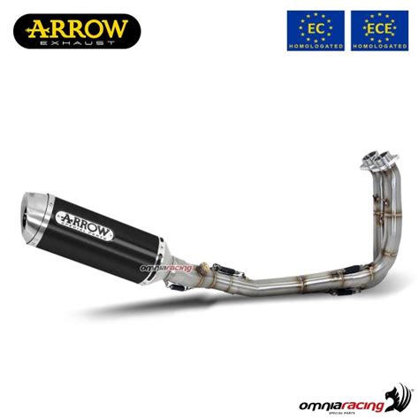 Arrow Thunder Full System Exhaust Approved In Dark Aluminum For