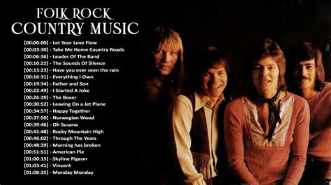 Best Of 70s Folk Rock And Country Music Kenny Rogers Elton John Bee Gees John Denver Youtube