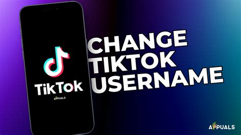 how to change tiktok user