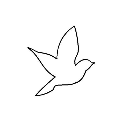 Bird Outline Tattoo - ClipArt Best