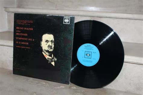 LP BRUNO WALTER Conducts Bruckner Symphony NO 9 IN D MINOR UK BRG