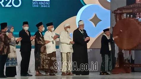 Dibuka Wapres Ma Ruf Amin Pbnu Gelar Muktamar Internasional Fikih