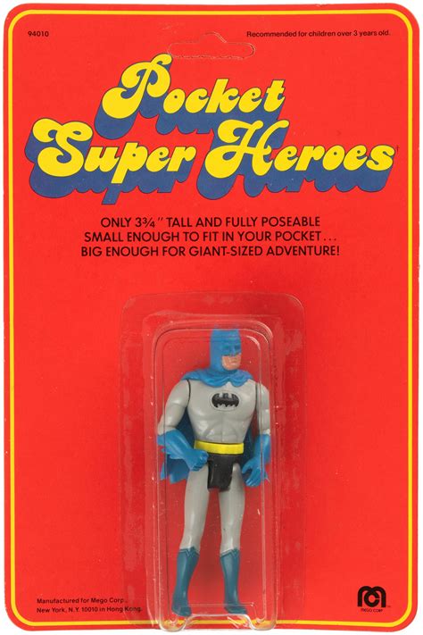 Hake S Batman Mego Pocket Super Heroes Carded Action Figure