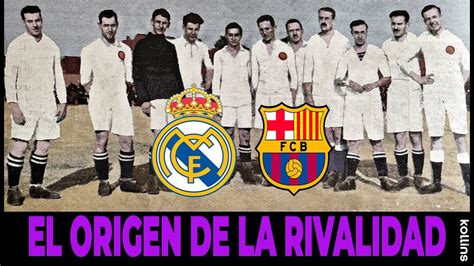 El ORIGEN de RIVALIDAD entre REAL MADRID y BARÇA HISTORIA del REAL