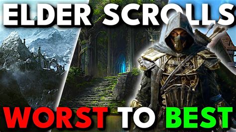 Every Elder Scrolls Game Ranked Worst To Best Youtube