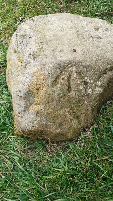 Benchmark On Boulder In Field Beside Roger Templeman Cc By Sa