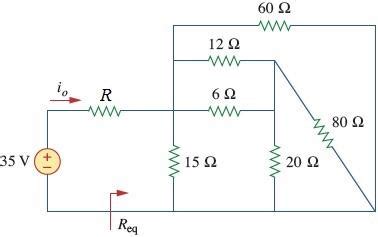 Solved Find Req And Io In The Given Circuit Assume R 4 5 Chegg