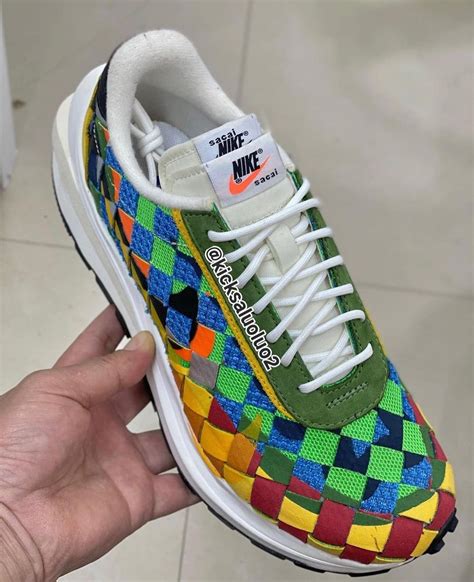 海外11 22 発売予定NIKE Sacai x Jean Paul Gaultier AIR WOVEN VAPORWAFFLE