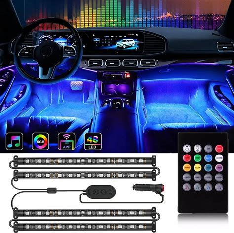 Car Passion Kit Led Interni Auto RGB Illuminazione Luce Ambiente