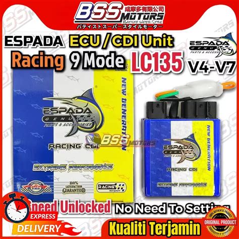 Espada Ecu Cdi Unit S Racing Adjustable Plug Play Yamaha Pnp Lc