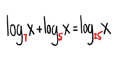 Solving A Logarithmic Equation With Different Bases Youtube