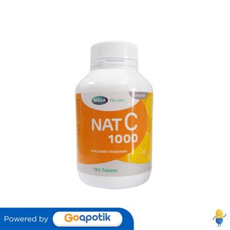 Jual Mega We Care Nat C Botol Tablet Shopee Indonesia