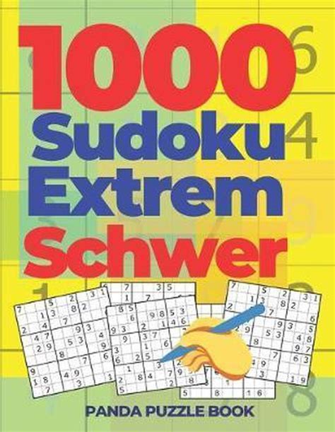 Sudoku Extrem Schwer Panda Puzzle Book Boeken