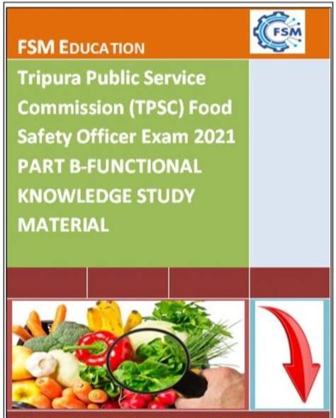 Tripura Psc Food Safety Officer Exam 2021 Functional Knowledge