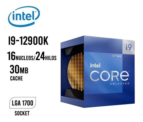 Super Procesador Core I9 12900k Gama Alta 12° Gen Intel Mercadolibre