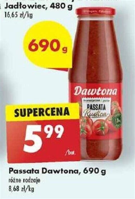 Promocja Passata Dawtona 690 G W Biedronka