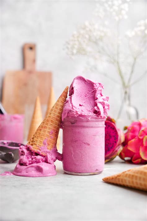 Vegan Pink Dragon Fruit Ice Cream The All Natural Vegan