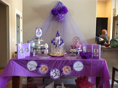 Sofia The First Birthday Party Ideas Photo 9 Of 13 Catch My Party