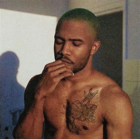 Frank Ocean In 2022 Frank Ocean Tattoo Ocean Tattoos Portrait Tattoo