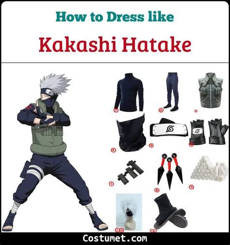 Kakashi Hatake Costume For Halloween