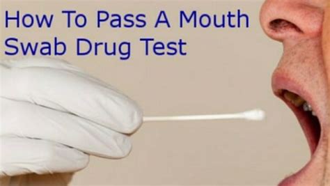 Passing A Mouth Swab Drug Test Tips And Tricks Ehealth Quotes