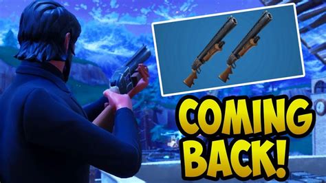 DOUBLE PUMP Is COMING BACK To FORTNITE Latest Shotgun Buff YouTube