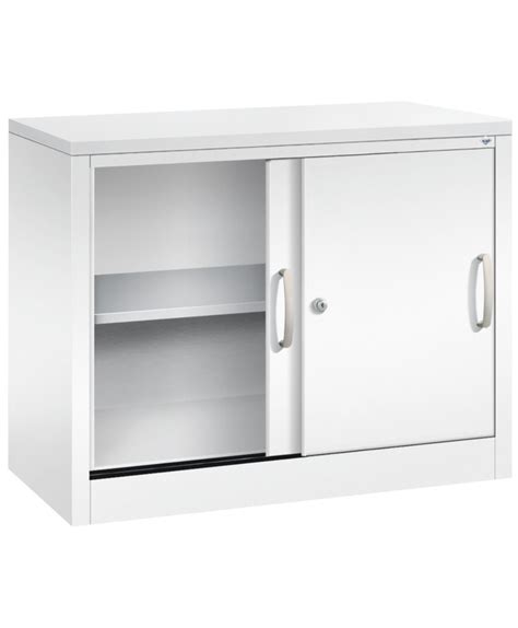 C P Sliding Door Cabinet Acurado Sideboard X X Mm White