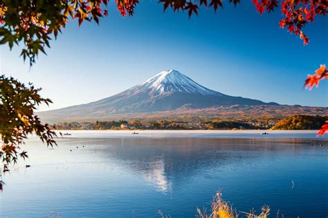 Góra Fuji po południu - Fototapety.com