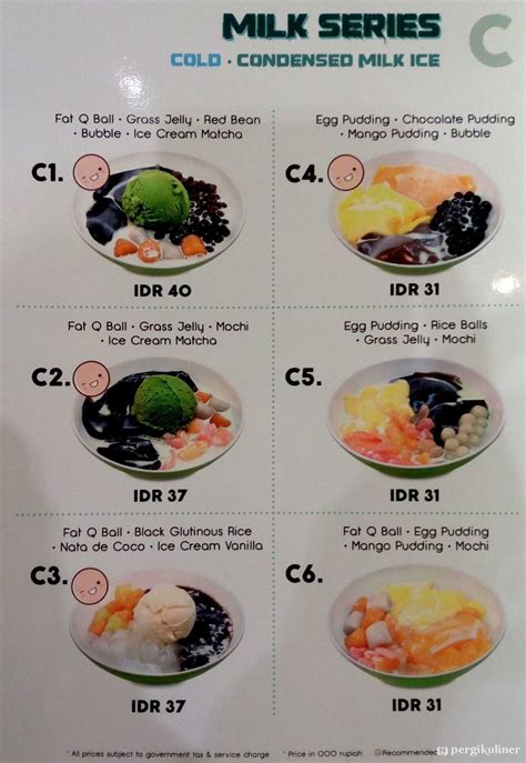 Harga Menu Fat Bubble