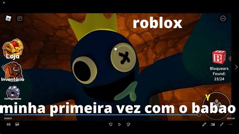 Minha Primeira Vez O Azul Babao Sera Que Vou Sobreviver Roblox